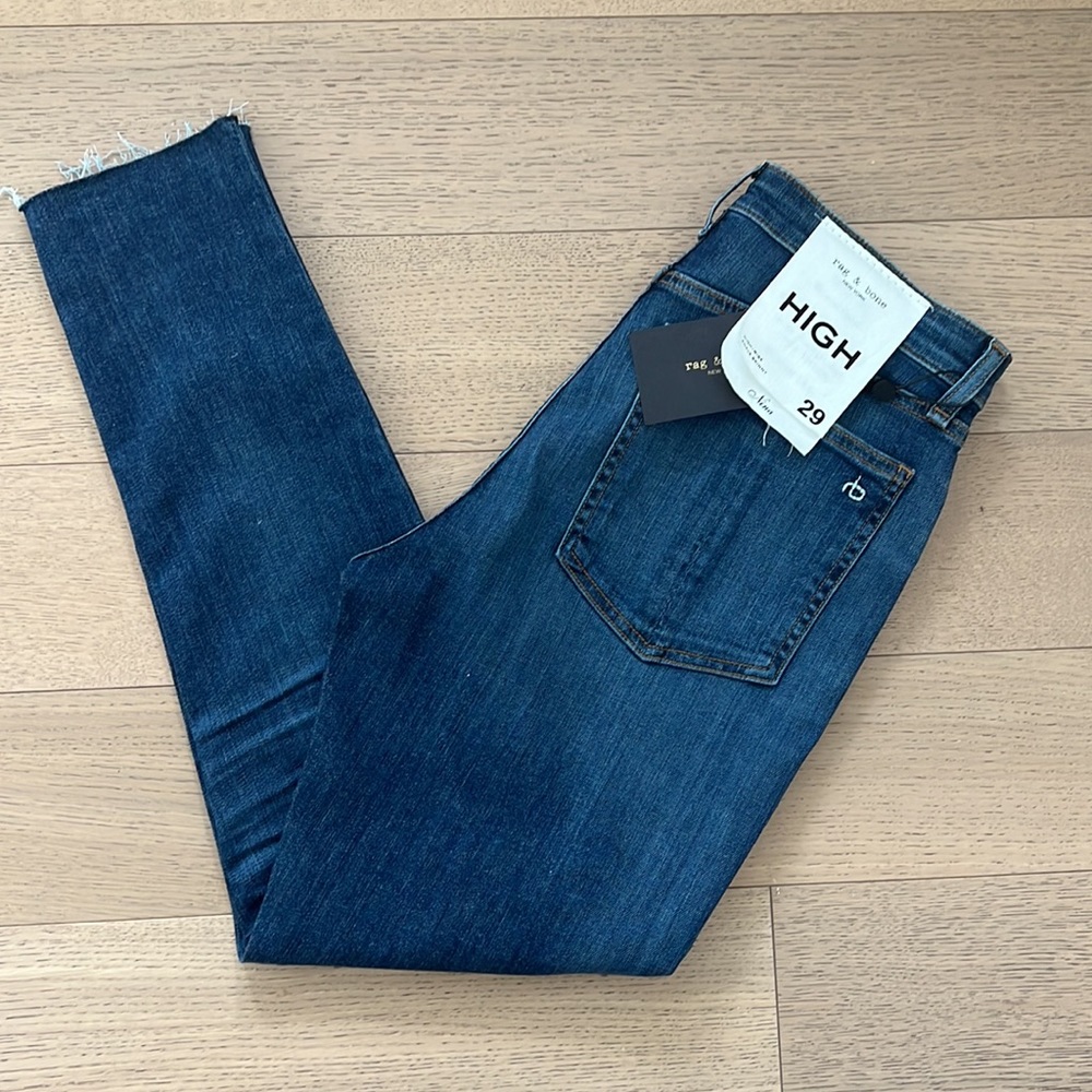 rag & bone high-rise ankle skinny Nina jeans (size 29)